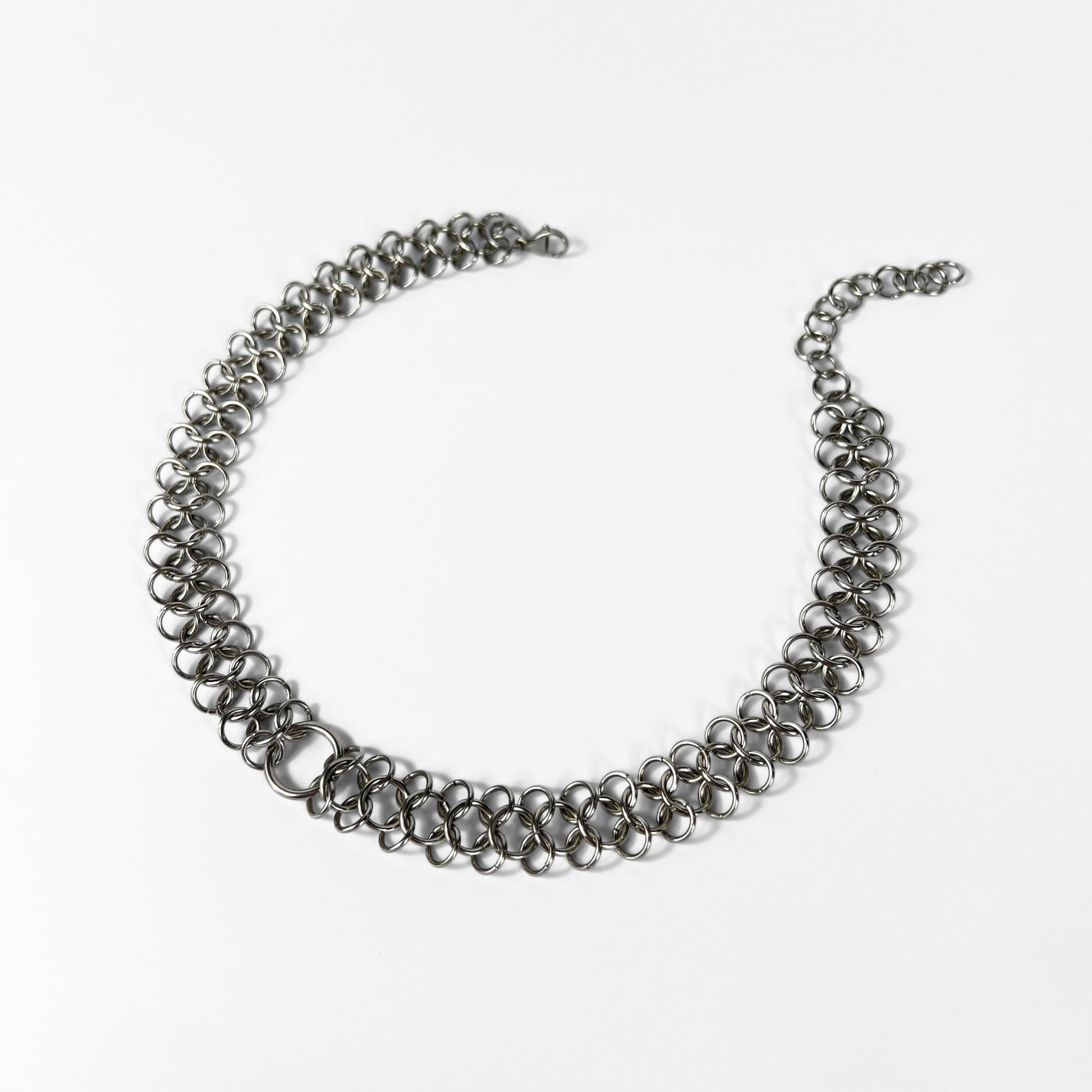 O-ring chainmail choker necklace Baguette Magick