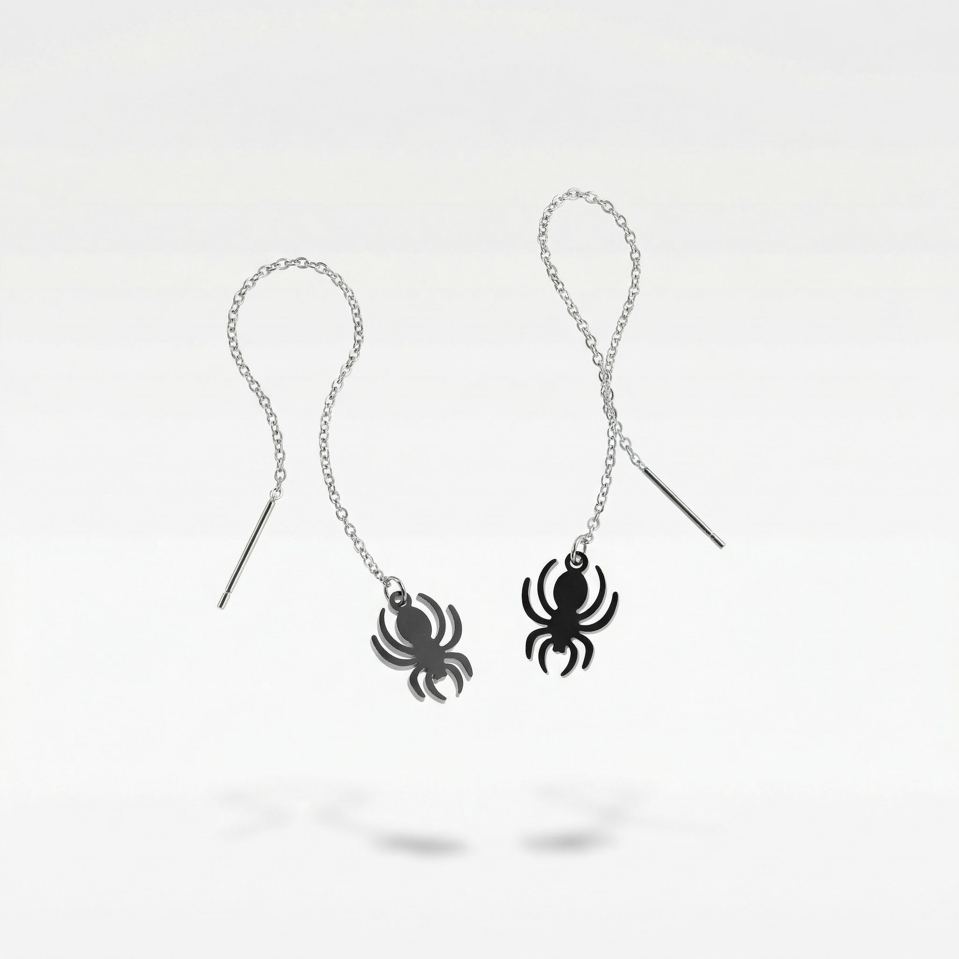 Spider threader earrings Baguette Magick