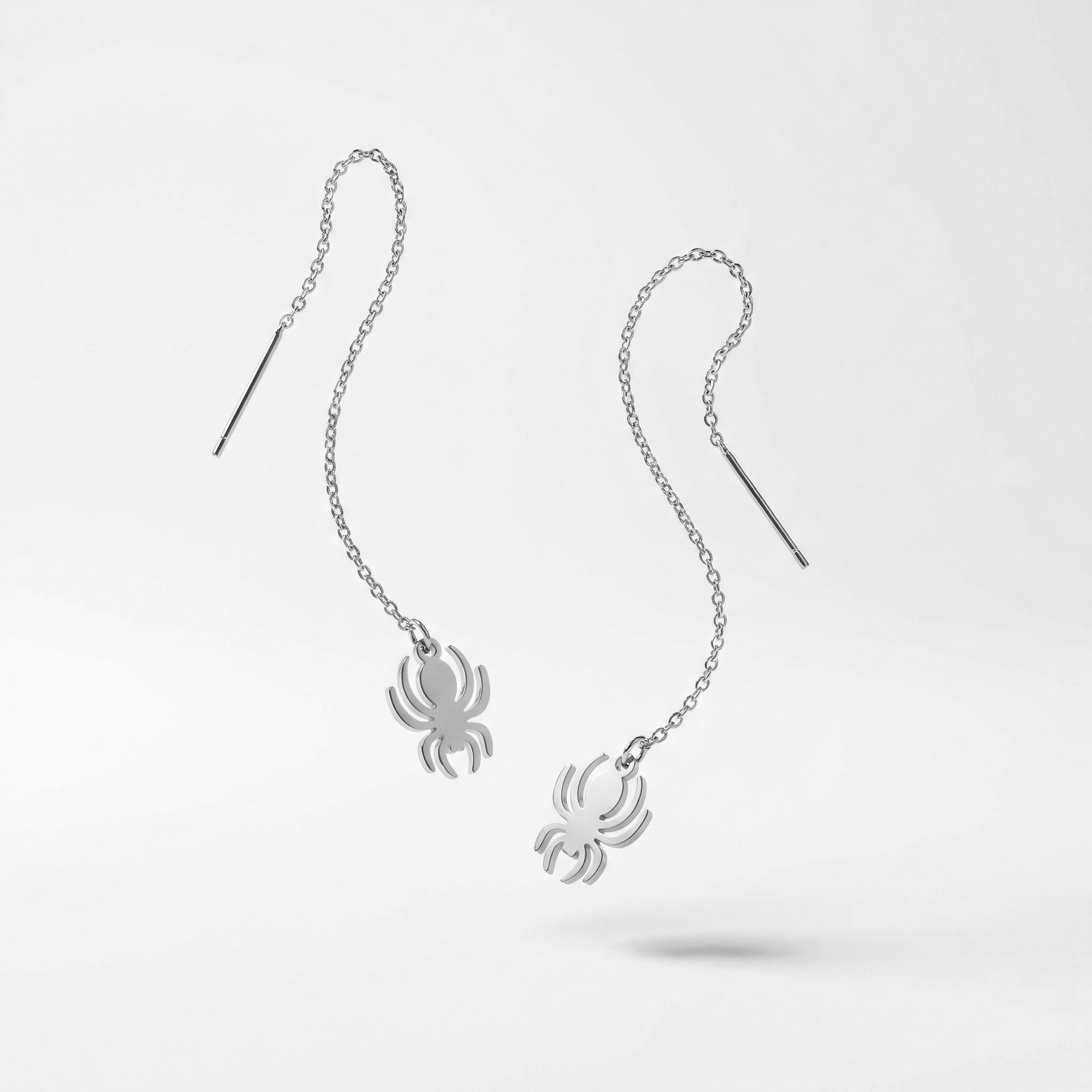 Spider threader earrings Baguette Magick