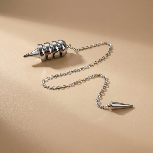 Pendule égyptien de radiesthésie et de guérison en métal Osiris