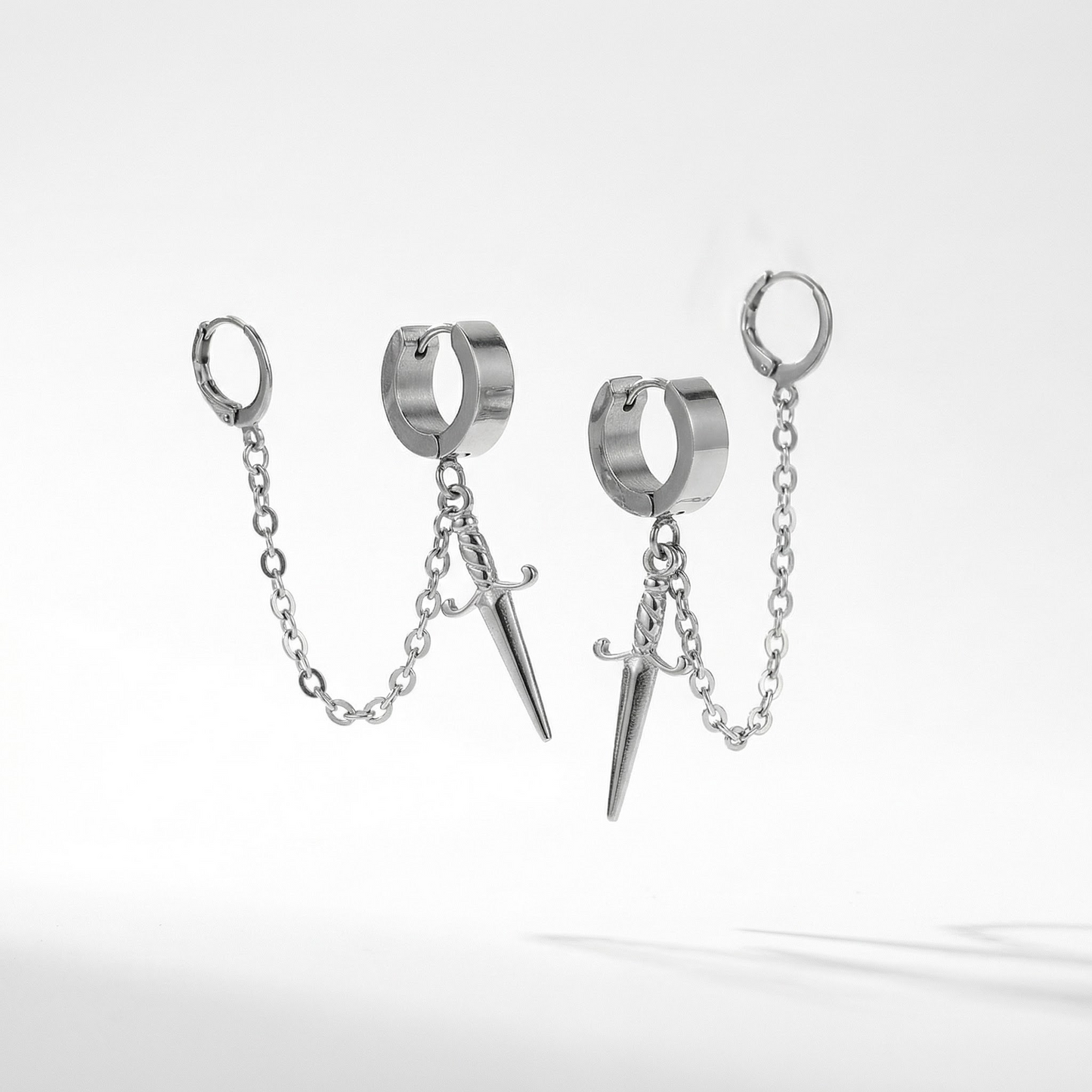 Dagger ear plug holder earrings Baguette Magick