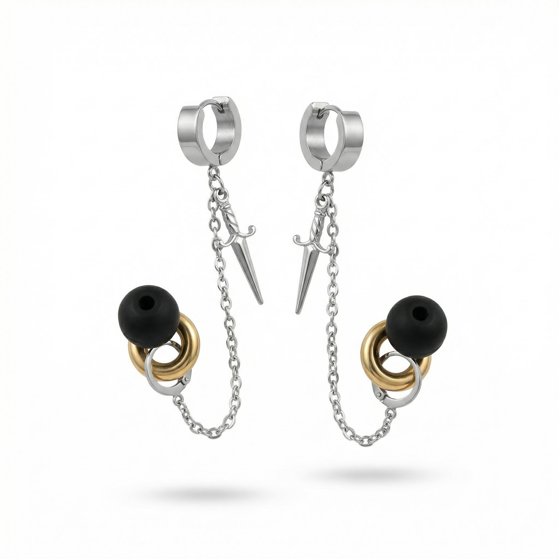Dagger ear plug holder earrings Baguette Magick