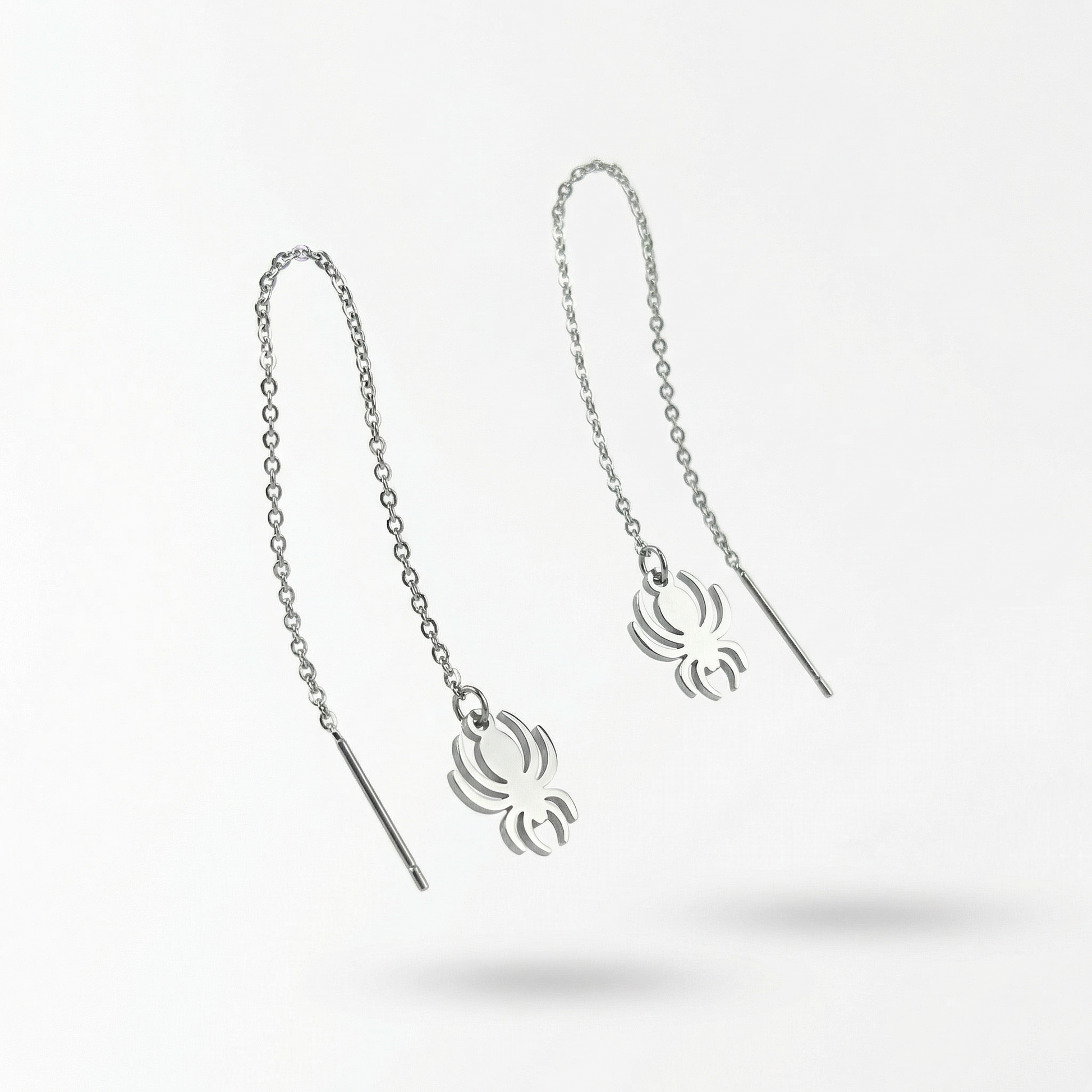 Spider threader earrings Baguette Magick