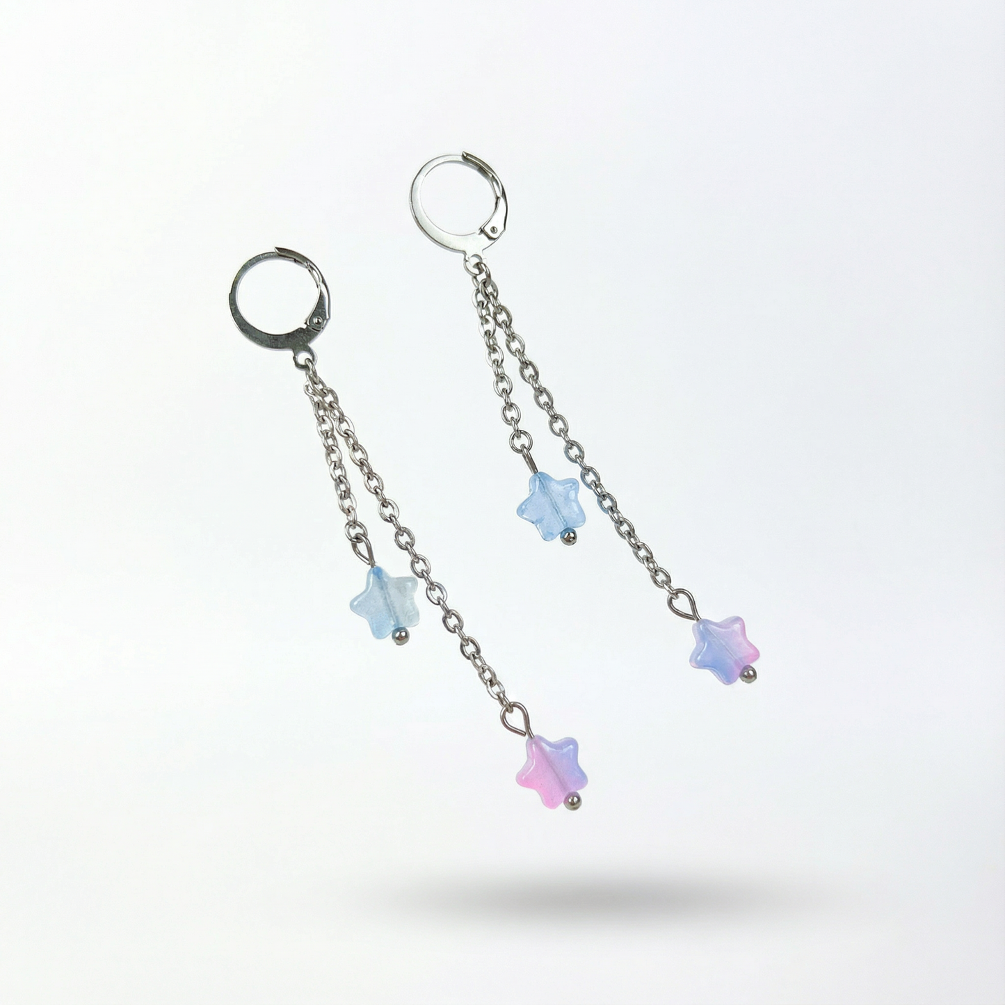 Kawaii star earring, Mono or Pair Baguette Magick