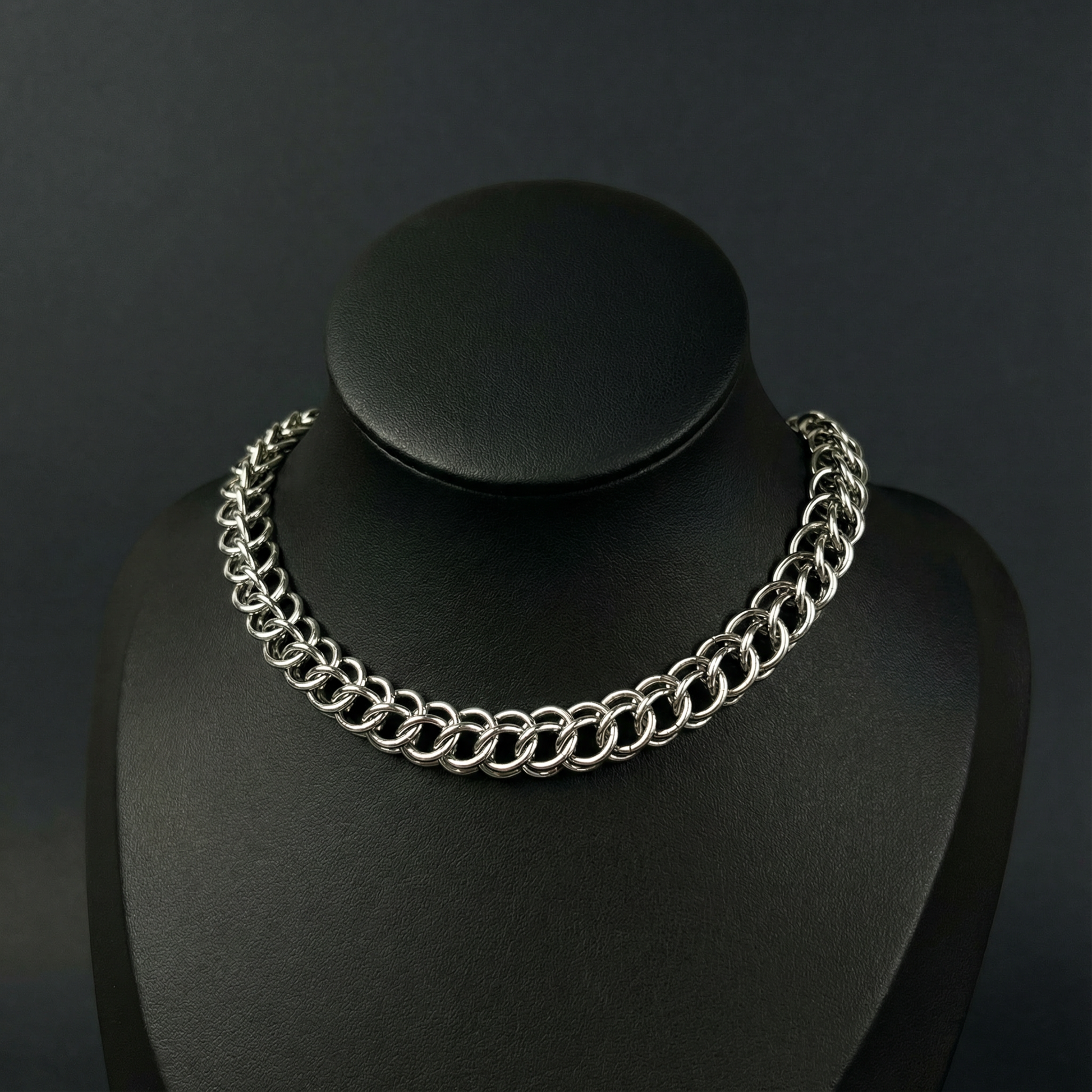 Half Persian chainmail choker necklace Baguette Magick