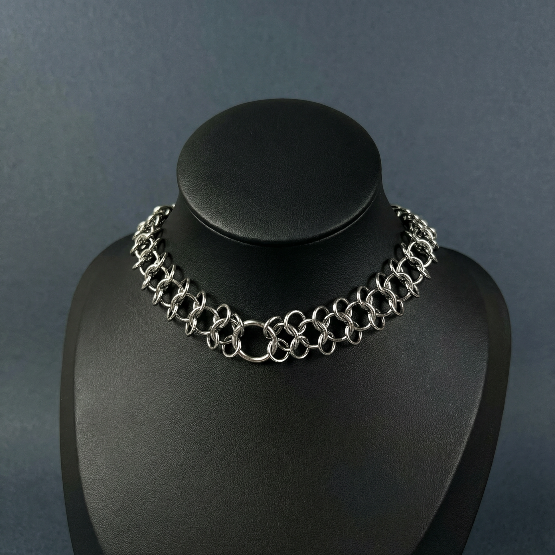 O-ring chainmail choker necklace Baguette Magick