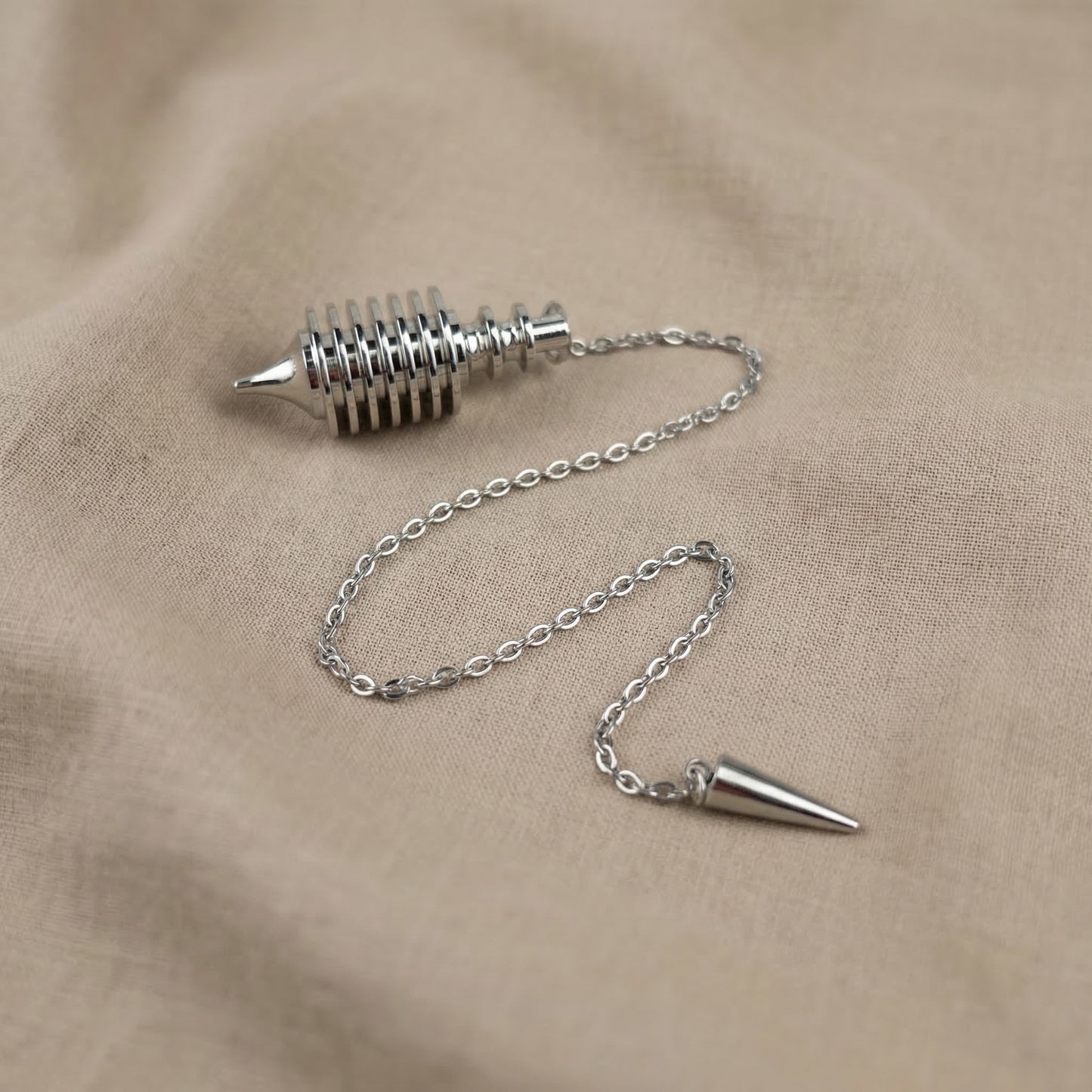 Pendule à 7 anneaux, pour la radiesthésie et les travaux d'harmonisation