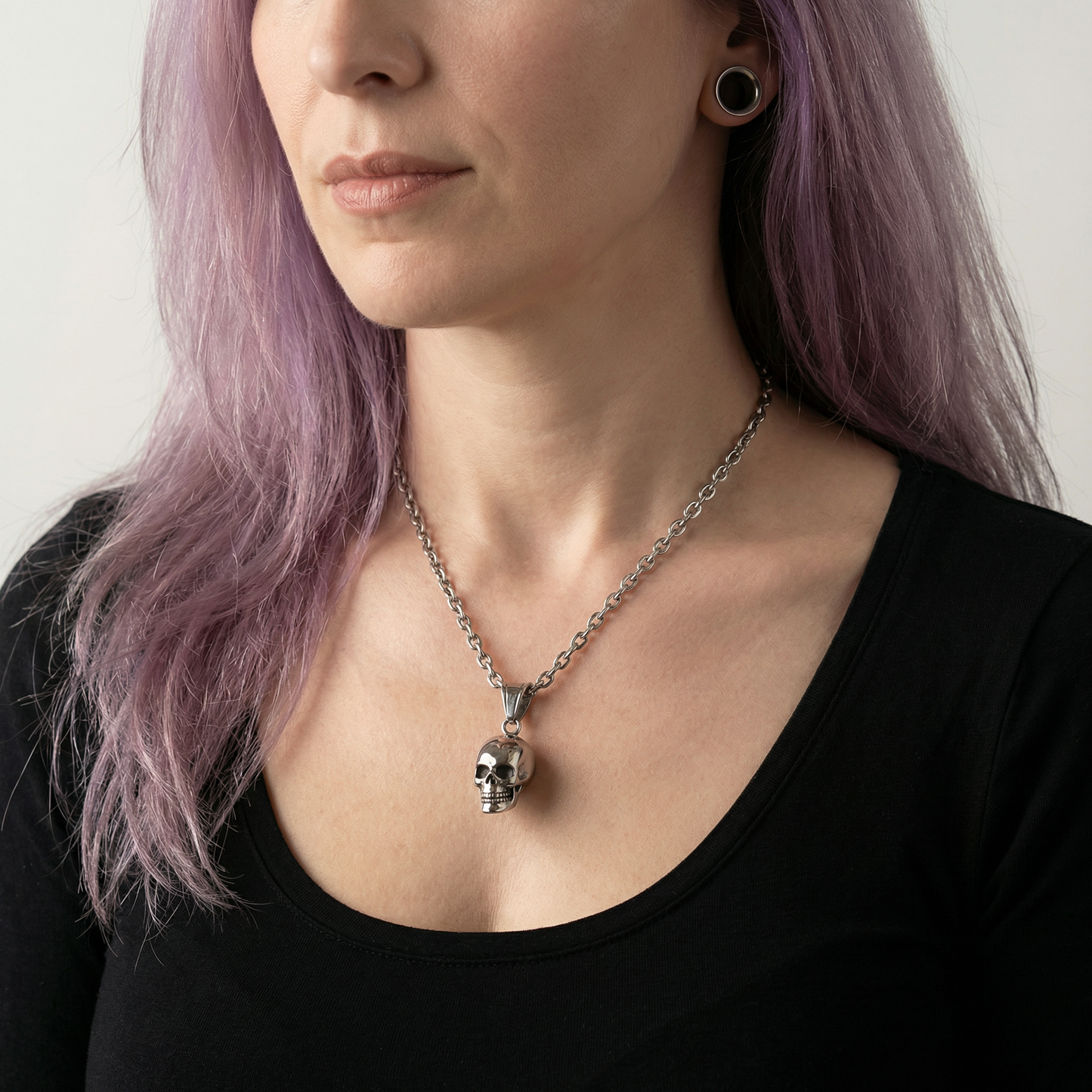 Skull gothic necklace