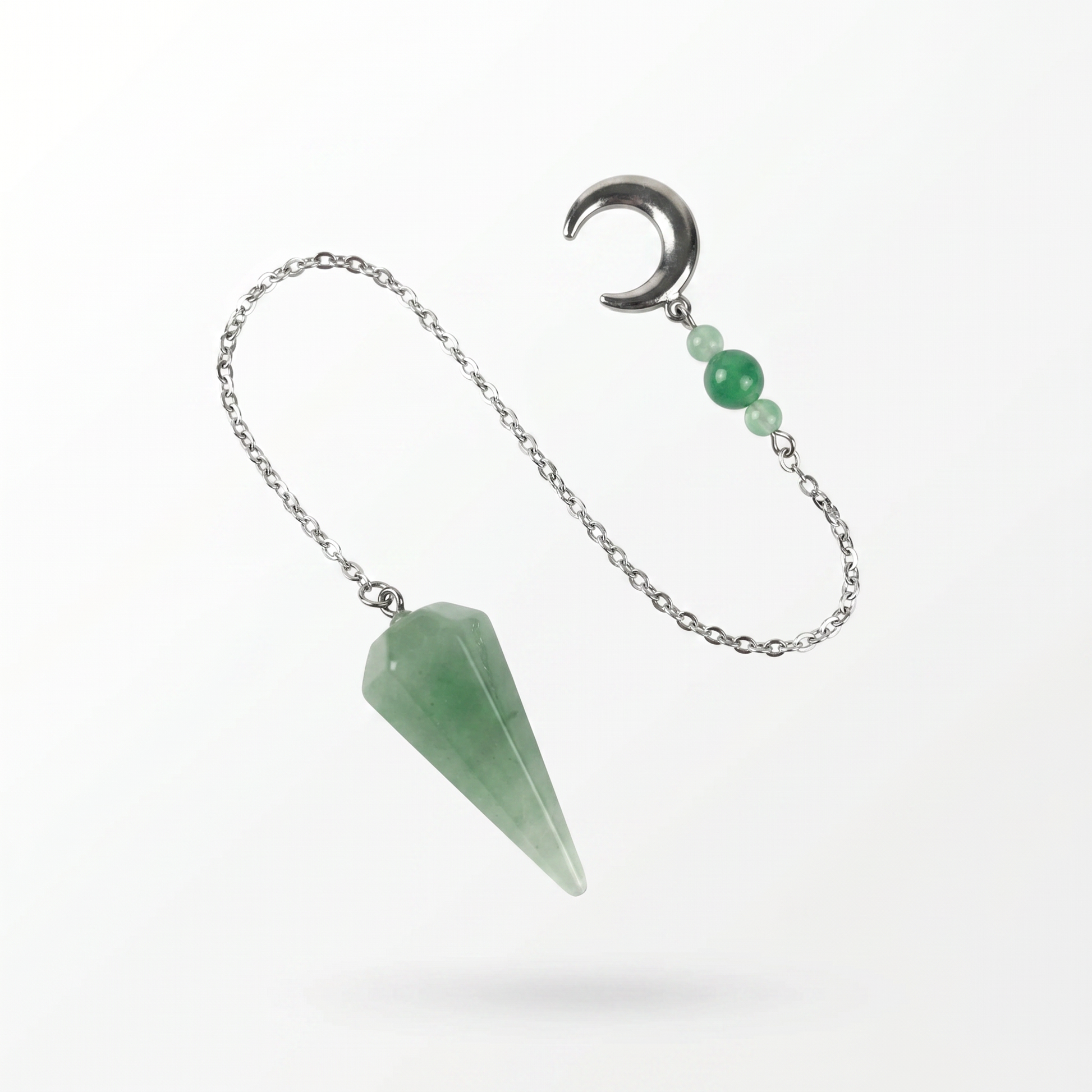 Aventurine Moon crescent pendulum Baguette Magick
