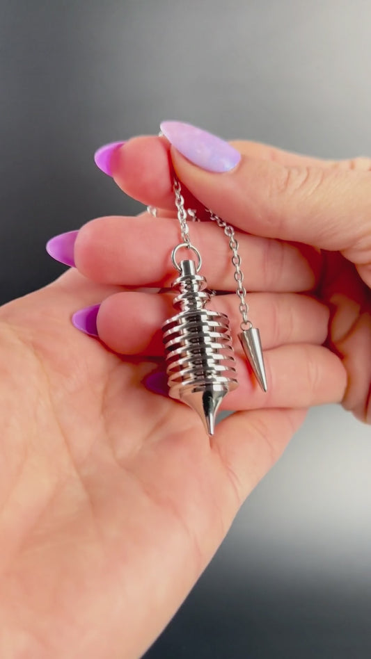 7 rings pendulum, for dowsing and harmonisation work