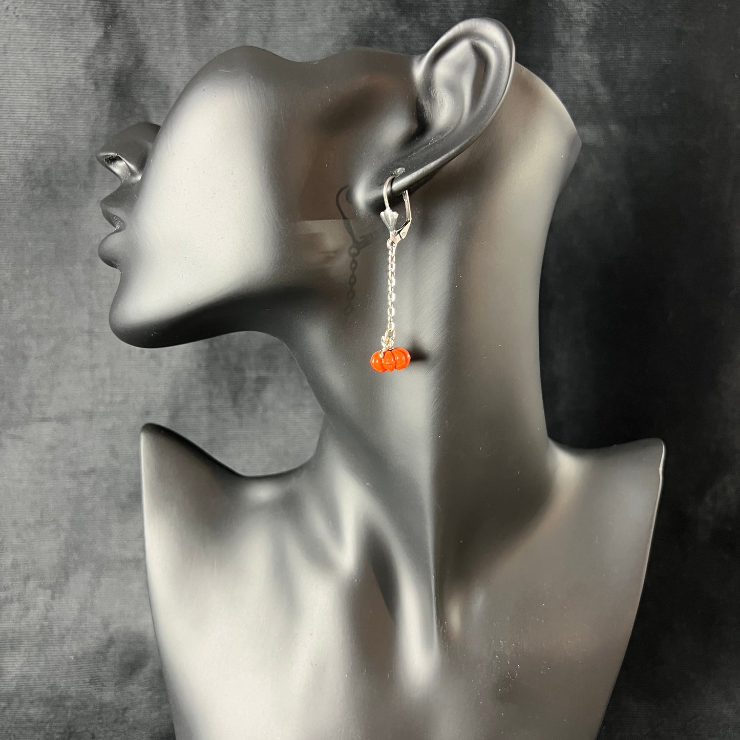 Adorable pumkins earrings gothic retro jewelry cute aesthetic earrings Halloween jewelry