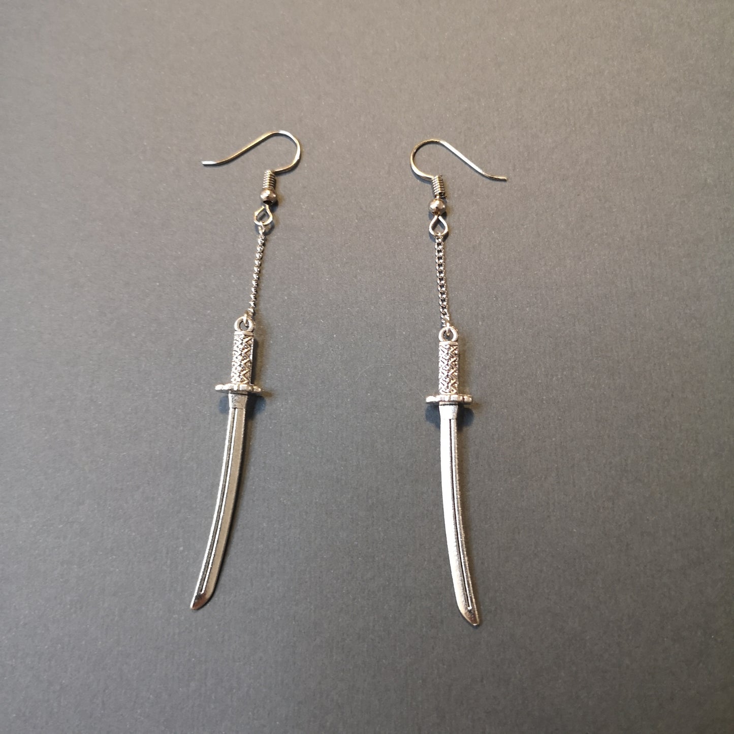 Earrings Katana sword earrings The French Witch shop
