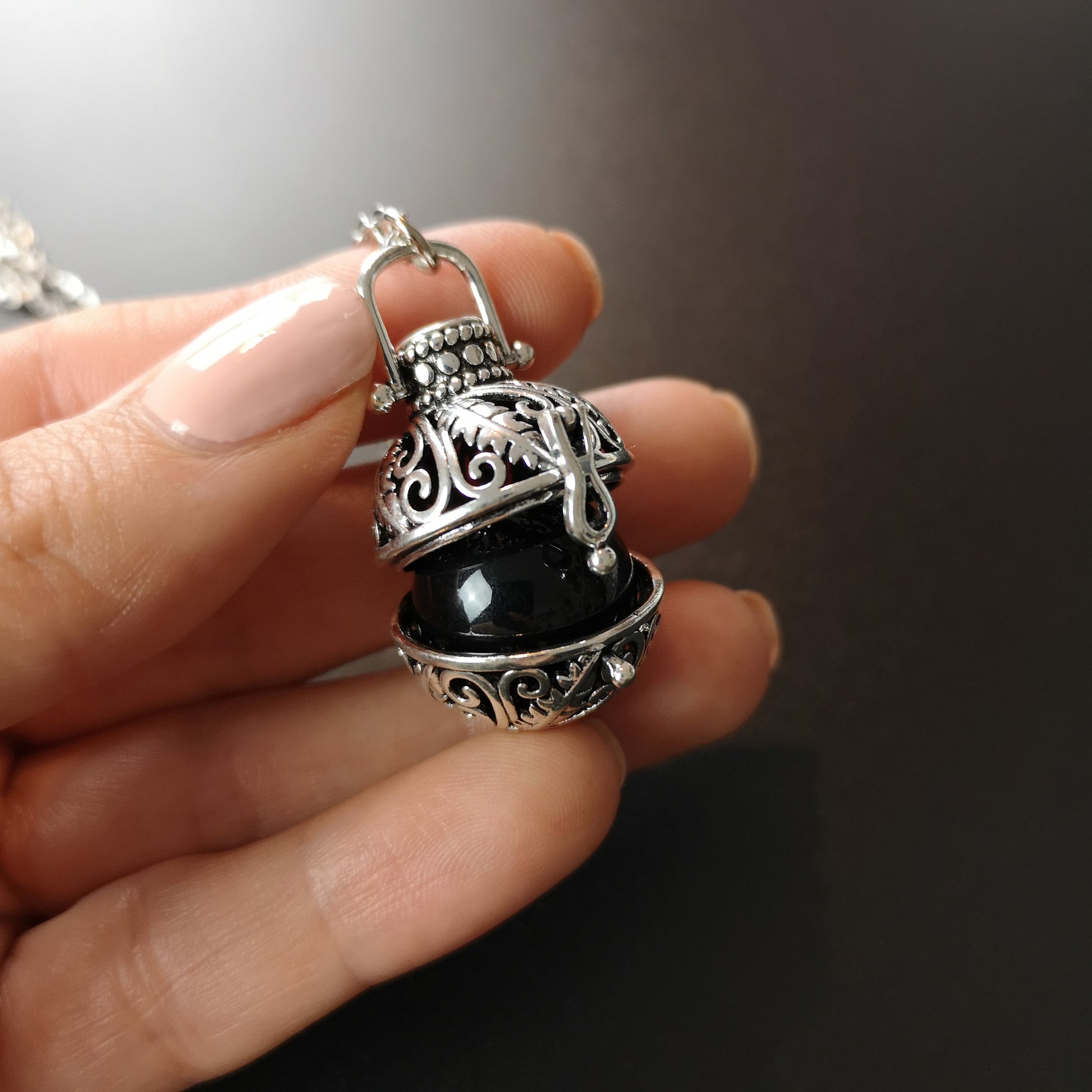 Gothic Bola necklace pregnancy jewelry The French Witch shop
