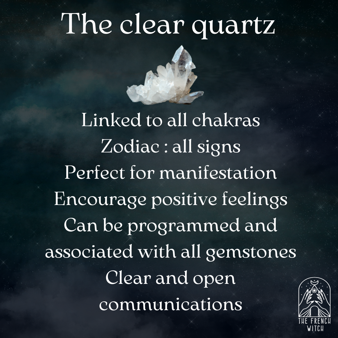 7 chakras quartz necklace - The French Witch shop